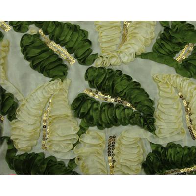 China Newly Embroidery Anti-Static Satin Silk Fabric for sale