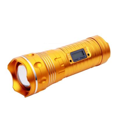 China Fish Attracting Flashlights Aluminum Alloy Rechargeable Fish Lights Blue Night Lights OEM Flashlights for sale