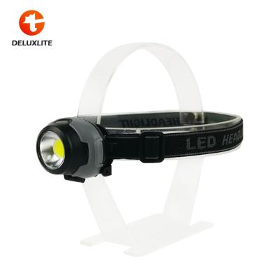 China Hot Sales OEM 537B Head Torch Lights Durable Mini Light Weight Dry Batteries Headlight for sale