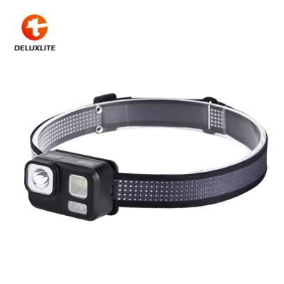 China Head Dry Battery Head Torch Mini Moving Light Headlight LED Lights SOS Warning Lights For Outdoor Adventure for sale