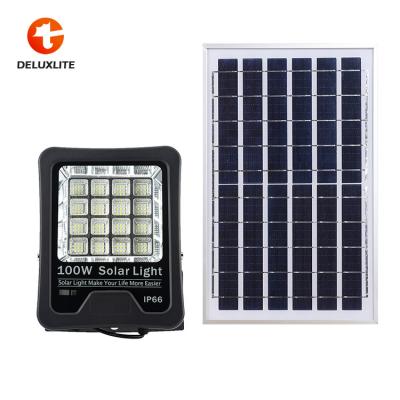 China High Quality Competitive Price Sports Stadiums Solar Flood Light Energy Saving Led Solar Panel Flood Light for sale