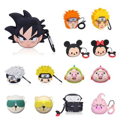 China Hot Sale 3D Amazon Cute Silicone Case Anime Cartoon For Airpods For Men Women Girls Fashion Funny Animal Design For Airpod Case for sale