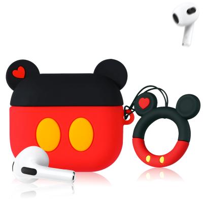 China Soft Silicone Case Silicone Cases For Airpods 3 Heart Cute Dinosaur Dustproof Covers For Airpods Pro Wireless Earphone Bag Wholesale Custom for sale