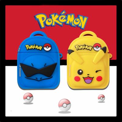 China Silicone Case Earphone Accessories Squirtle Pikachu Backpack Case For Airpod 3 Gen Case For Airpods Pro 3 Case for sale