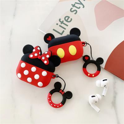 China Cute 3D Silicone Case For Cute Mickey Mouse Cartoon Case Earphone 3D Earphone Case Cover For Airpod 3 Protective Silicone Case for sale