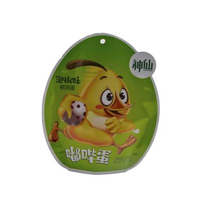 China Edible Mylar Packaging Bag Moisture Proof Sealing Pouch With Special Shape For Snack Child Safe Packaging Bag for sale