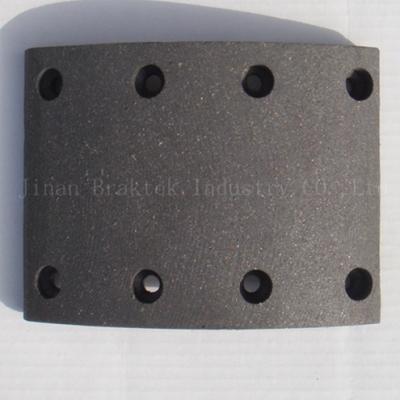 China Semi Metal Truck Spare Parts Brake Shoe Brake Liner For Kamaz for sale