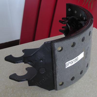 China Semi-metal Truck Parts Chinese Heavy Duty Truck BPW 180 Mounted Brake Pads for sale