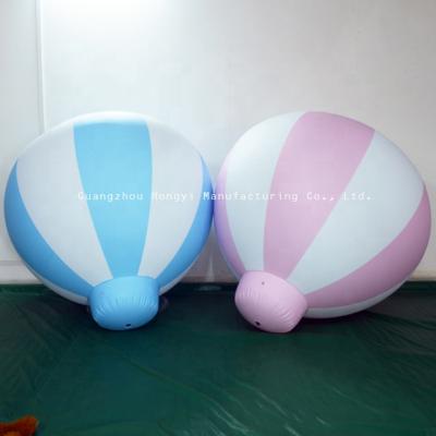 China Birthday Factory Sell PVC Semi Hot Air Balloon Hanging Inflatable Balloons For Birthday Wedding Party Activity Advertising Show for sale