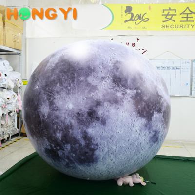 China Factory Price Inflatable Event Helium Giant Suspension Balloon Inflatable Planet Moon Model for sale