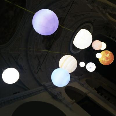 China Full Set Outdoor Wedding Party Promotion LED Planetary Inflatable Balloons For Moon/Earth/Mars/Sun/Jupiter/Uranus for sale