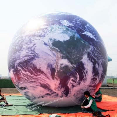 China Advertising/promotion/party/event/outdoor/indoor inflatable planetary decoration/wedding big pvc/earth park balloon outdoor advertising built in LED light for sale