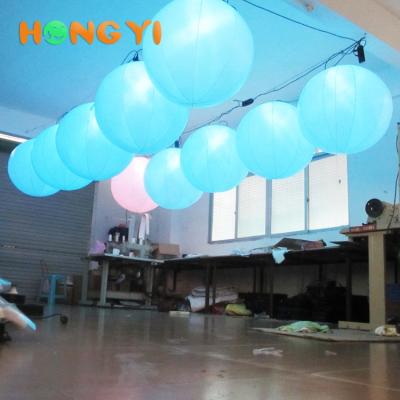 China Inflatable Party Advertising Led Balloons / Ceiling Balloons / Hanging Balloon Lights for sale