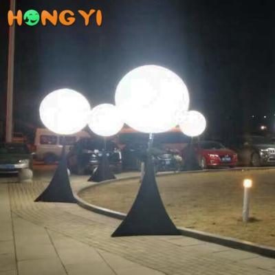 China Party Decoration Advertising Advertising Exhibition Tripod Balloon LED Lighting Stand Inflatable Balloons for sale