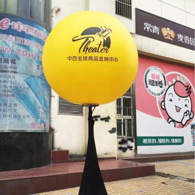 China Advertising Event Exhibition Party Wedding Tripod LED Light Illumination Inflatable Advertising Balloon for sale