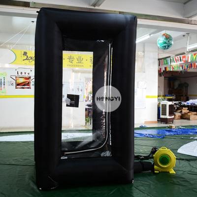 China Advertising Event Exhibition Party Wedding Advertising Big Cube Inflatable Ticket Vending Machine Can Customized for sale