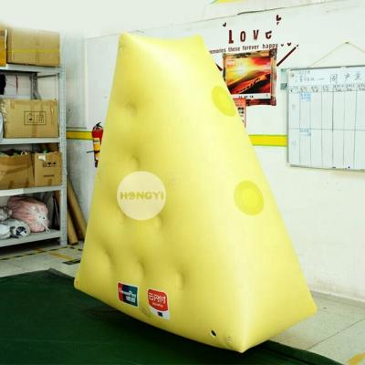 China Outdoor Advertising Event Exhibition Party Advertising Triangle Inflatable Sign Safety Floating Warning Sign On Water for sale