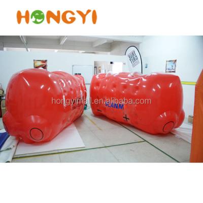 China Durable Custom Inflatable Mobile Power Battery High Quality Giant Shape Red Battery for sale