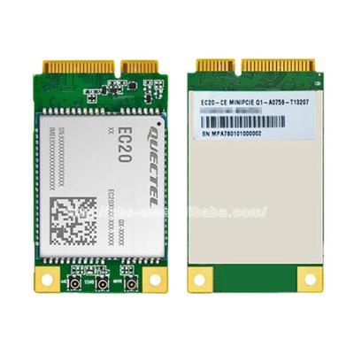 China Quectel wireless module IoT LTE GNSS module with WIFI/BT/Ethernet interface EC20CEFRG-MINIPCIE-C for sale