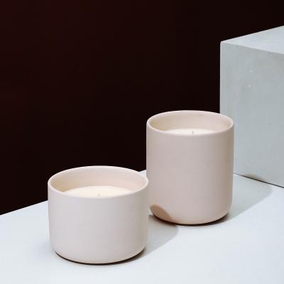 Chine Modern Home Origami Candle Holder Home Simple Wedding Decoration Candle Holders Unglazed Ceramic Decoration à vendre