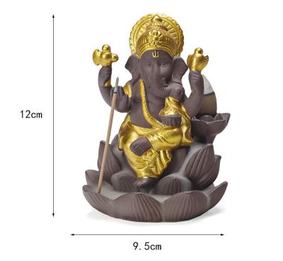 中国 Chinese Madden Elephant God 2021 Ramadan Back Flow Incense Burners 販売のため