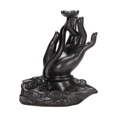 中国 Wholesale Handmade Bakhoor Ramadan Incense Backflow Burner New Chinese Incense Design Buddha 販売のため