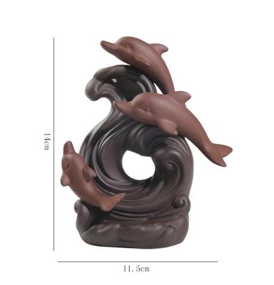 China Modern Incense Chinese Wholesale Dolphin Backflow Censer en venta