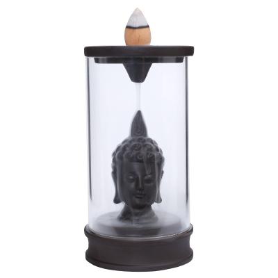 Κίνα Chinese Incense Waterfall Backflow Ibuddha Buddha Censer With Wind Cover προς πώληση