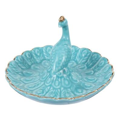 中国 China Wholesale Jewelry Dish Dish Design Ceramic Storage Tray Desktop Decor 販売のため