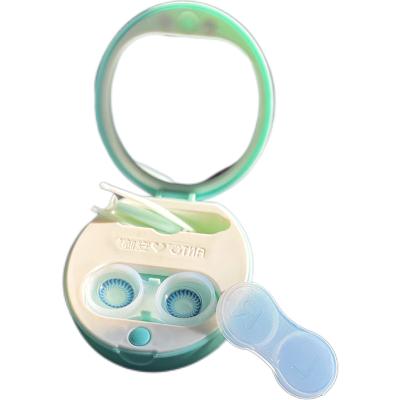 China Hot selling luxury PP+silica gel lense blister contact lens cases with low price contact lens cleaning machine for sale