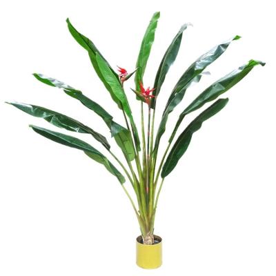 China High Quality Artificial Banana Tree 220cm Durable Wedding Mall Home Ornamental Decoration for sale