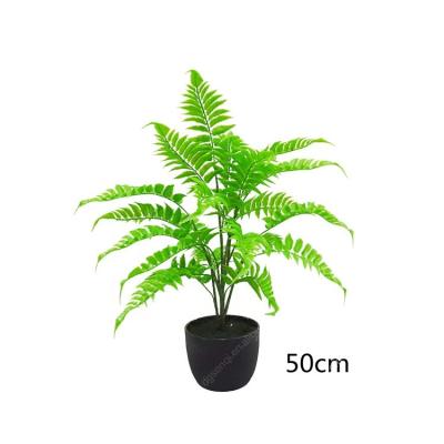 China Cheap Plants High Quality Artificial Grass Boston Fern Tree Durable 60cm Mini for sale