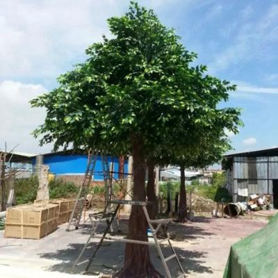 China 4.0m Realistic Plants Hot Selling Artificial Banyan Trees For Indoor And Outdoor Decoration Plants Artificial Tree for sale