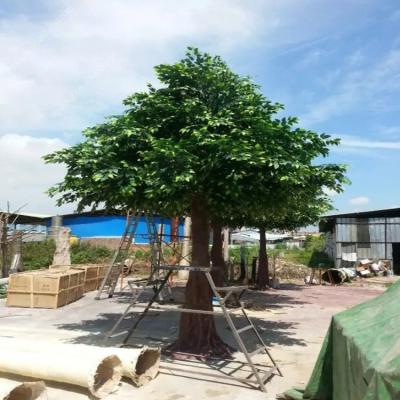 China Durable 2-6m banyan tree plastic artificial ficus tree fig with low price for sale