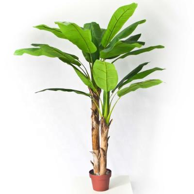 China Wholesale Durable 2-4M For Outdoor And Indoor Decorated Artificial Bonsai Tree Banana Tree for sale