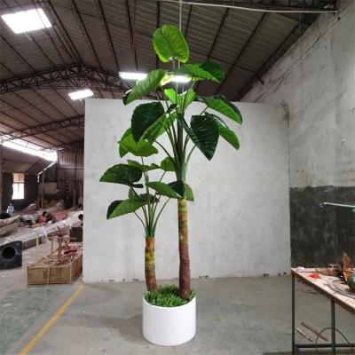 China Durable high quality wholesale products bonsai tree indoor decorated artificial taro tree for sale