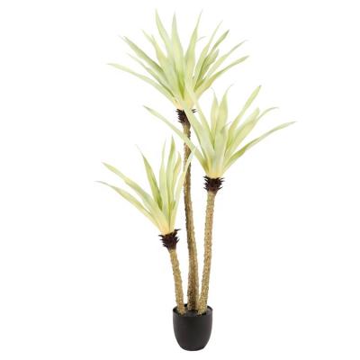 China Durable 130cm Senqi Potted Green Artificial Agave Plant for sale