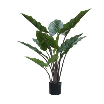 China 110cm Simulation Plant Durable Wholesale Home Hotel Ornament Artificial Palm Tree for sale