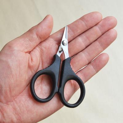 China Wholesale Stainless Steel+Plastic Handle Fish Line Cutter Scissors Mini Fishing Line Scissors for sale