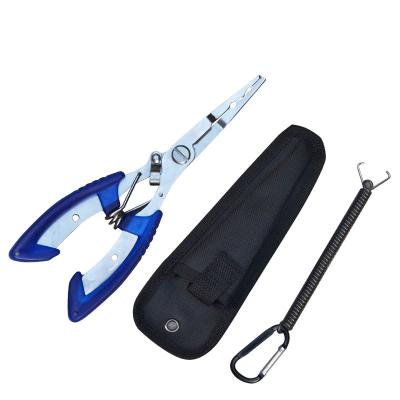 China Wholesale Blue Mini Fish Tool Fishing Line Cutter Braid Stainless Steel+Plastic Handle Fishing Accessories Fish Scissors for sale