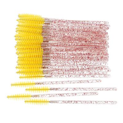 China Long Eyelash Mascara Wand Brush Factory Direct Supply Dense Curly Eyelash With Private Label Lash Brush Swabs for sale