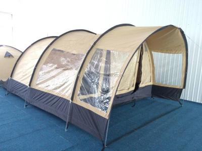 China New Style Waterpoof Family 5 Large People Tunnel Canvas Tent Stretch Tent for sale