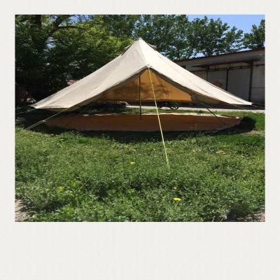 China High Quality Straight Tying Type 5m Canvas Bell Tent Cotton UK Factory Sale for sale