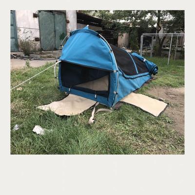 China Durable Camping Single King Canvas Swag Tent for sale