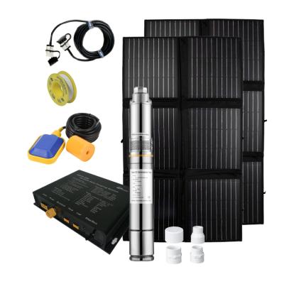 China Hober 200w 36v commercial mono panel portable solar power pumping system for home for sale