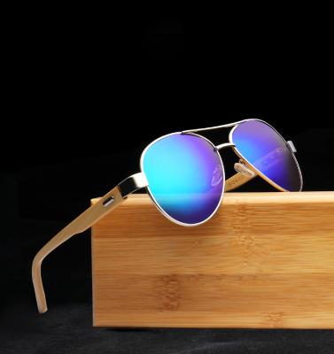 China Custom wood bamboo sunglasses gafas de sol sunglasses UV400 classic sun glasses fashion sunglasses high-end wholesale supplier glass for sale