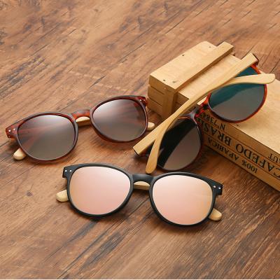 China Custom Made Handmade Bamboo Mirrored Sunglasses Square Sunglasses Square Sunglasses Wooden Logo Wooden Sunglasses Polarized Bamboo for sale