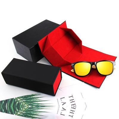 China Fashional Glasses Case Hot Selling Sunglass Box Package Case Custom Shades Collapsible Case Sunglasses Collapsible Box Box Packaging for sale