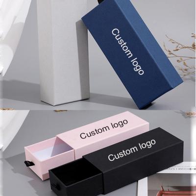 China Top Quanlity Popular High Quality Custom Packaging Logo Packaging Drawer Type Sunglasses Case Paper Box for sale