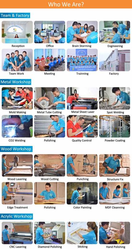 Verified China supplier - Dongguan Hicon POP Displays Ltd.